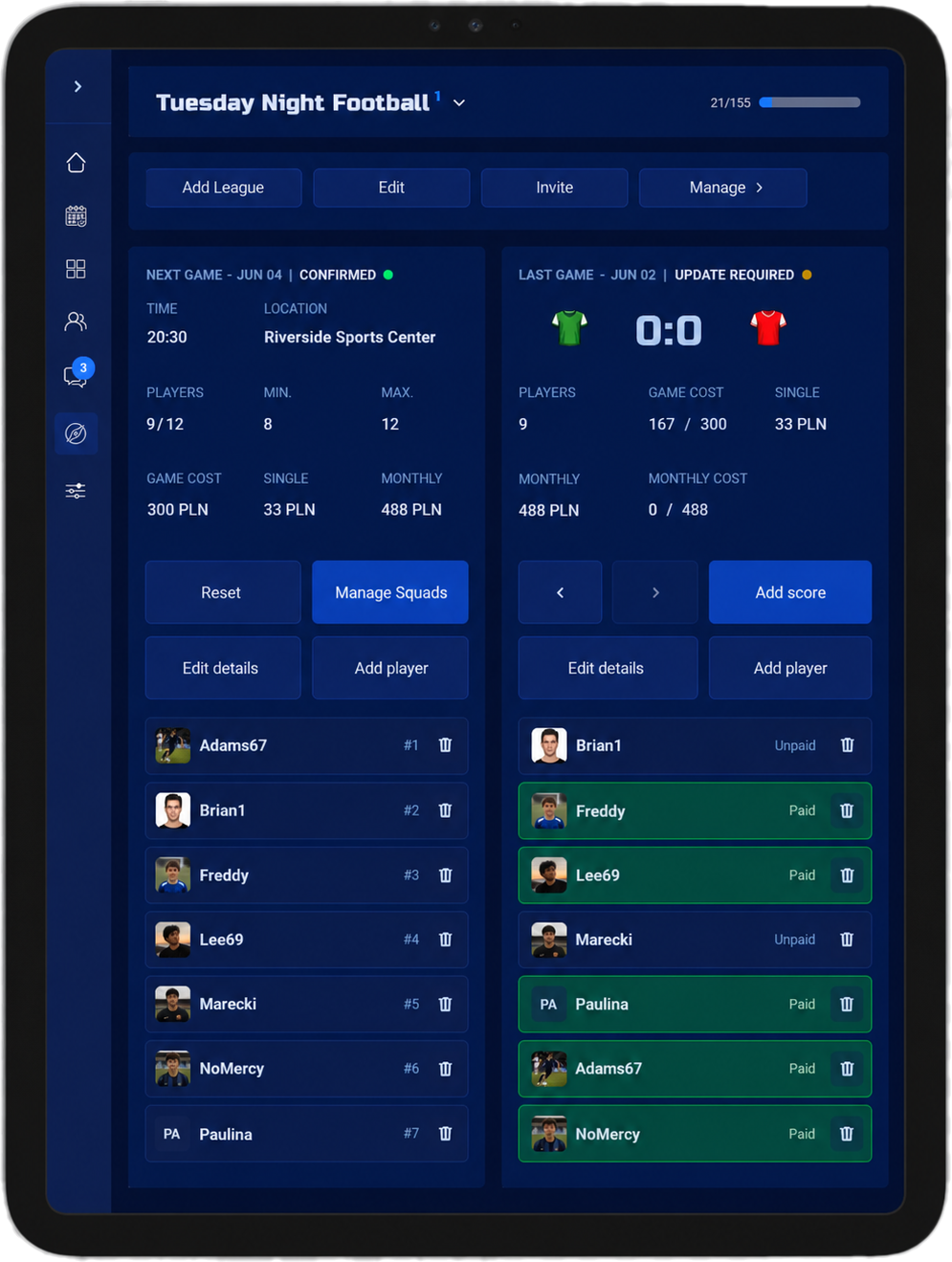 Kompetr tablet app preview